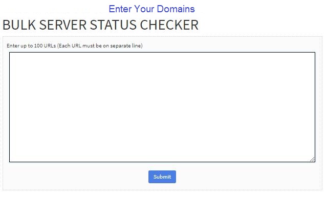 Bulk Server Status Checker Tool Howays